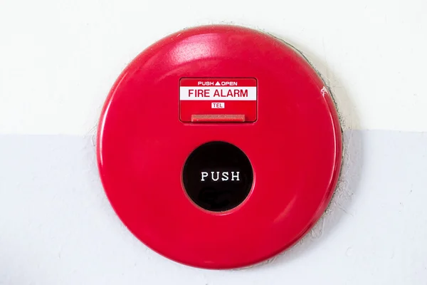 Duvardaki yangın alarmı.