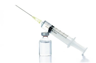 Cam tıp şişe botox veya grip tıbbi şırınga