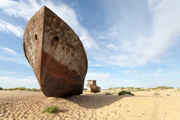 El mar de Aral perdido — Foto de Stock