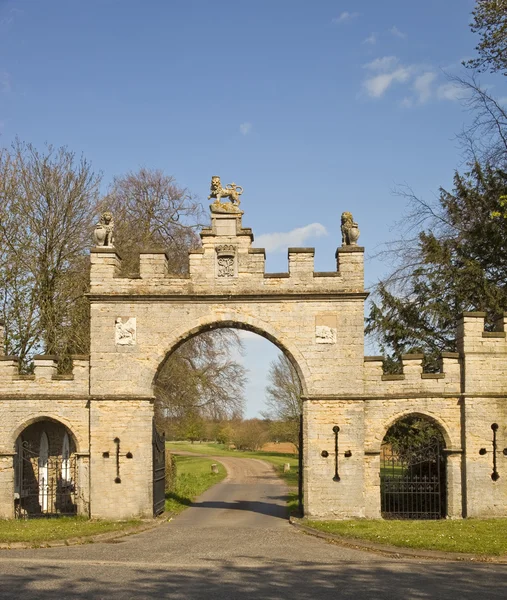 Entrate centrali a Redbourne Hall Estate . — Foto Stock