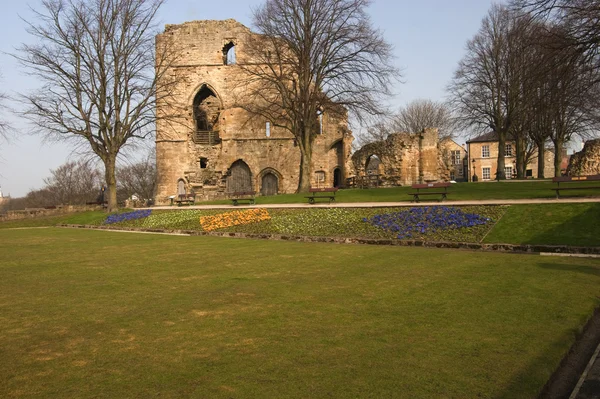 Knaresborough Kalesi, knaresbororgh, nidderdale, north yorkshire — Stok fotoğraf