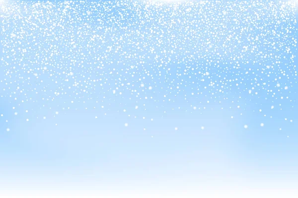 Abstracto Navidad Nieve Copos Nieve Fondo Invierno Vector Ilustración — Archivo Imágenes Vectoriales