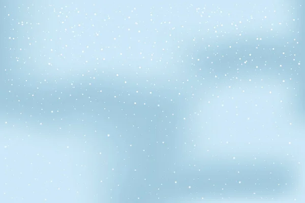 Abstracto Navidad Nieve Copos Nieve Fondo Invierno Vector Ilustración — Vector de stock