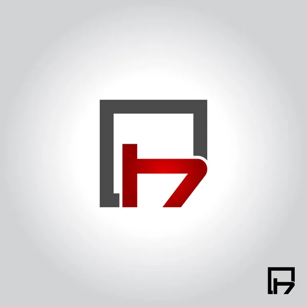 Harfi Logosu Simge Sembol Vektör Illüstrasyonu — Stok Vektör