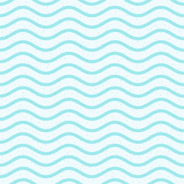 Kusursuz su dalgası şablonu ve arkaplan vektör çizimi