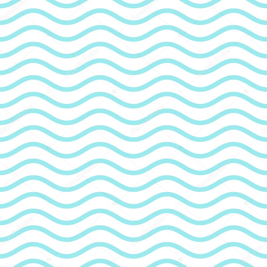 seamless wave pattern and background vector illustration