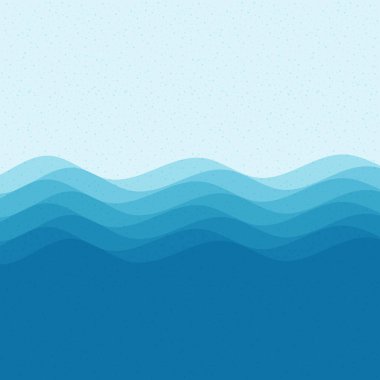 su dalgası arkaplan vektörü çizimi