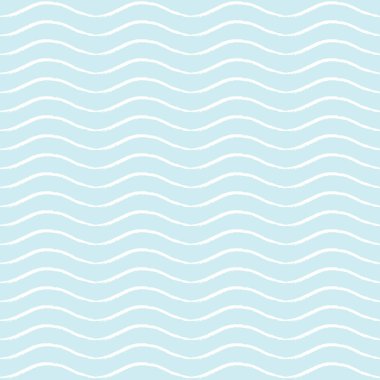 seamless wave pattern and background vector illustration