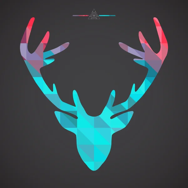 Tête de cerf — Image vectorielle