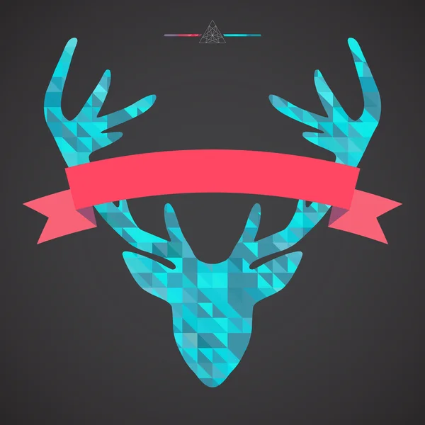 Deer head — Stock Vector