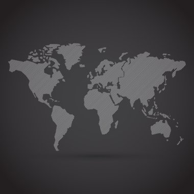 Dünya harita vektör