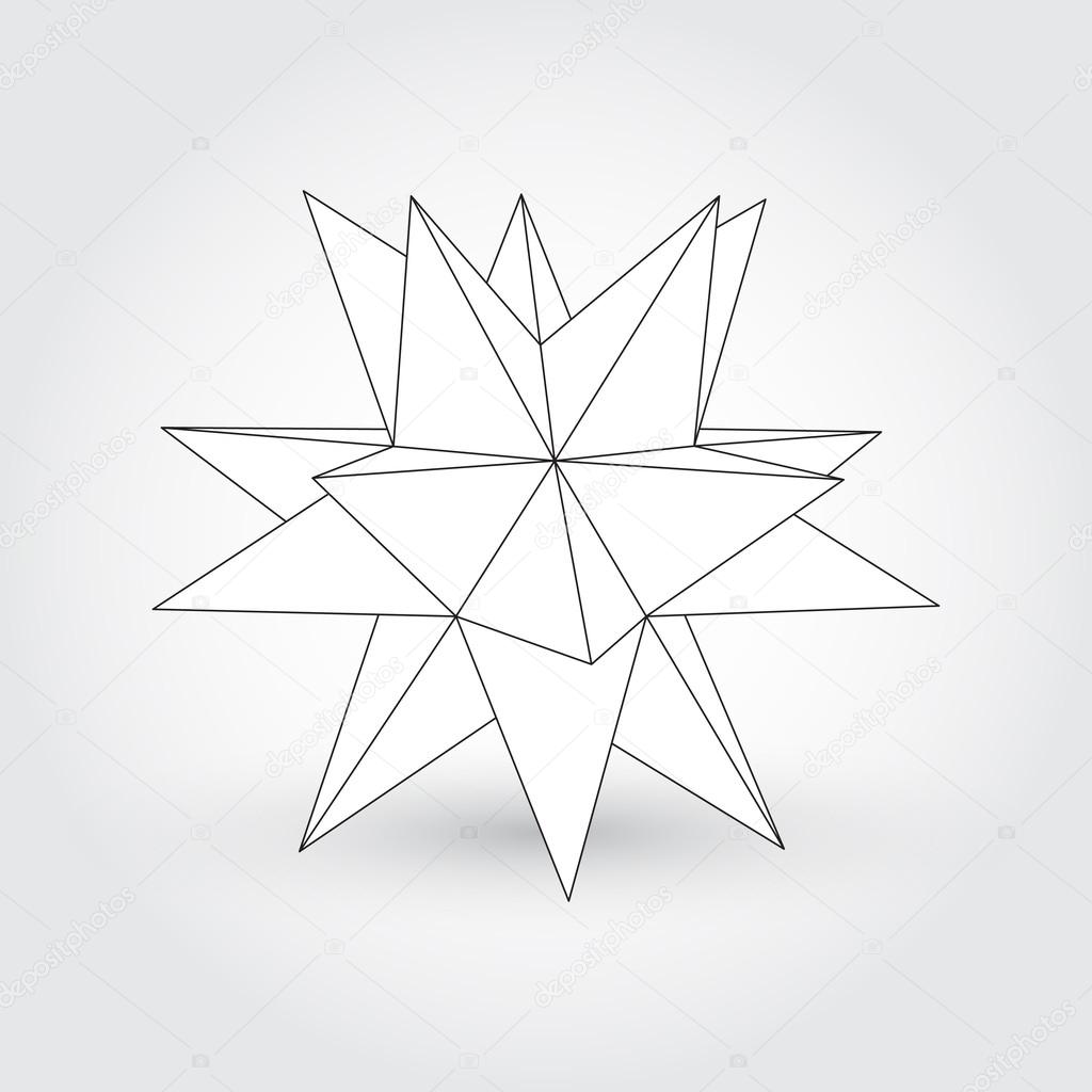 Polyhedron, star shape