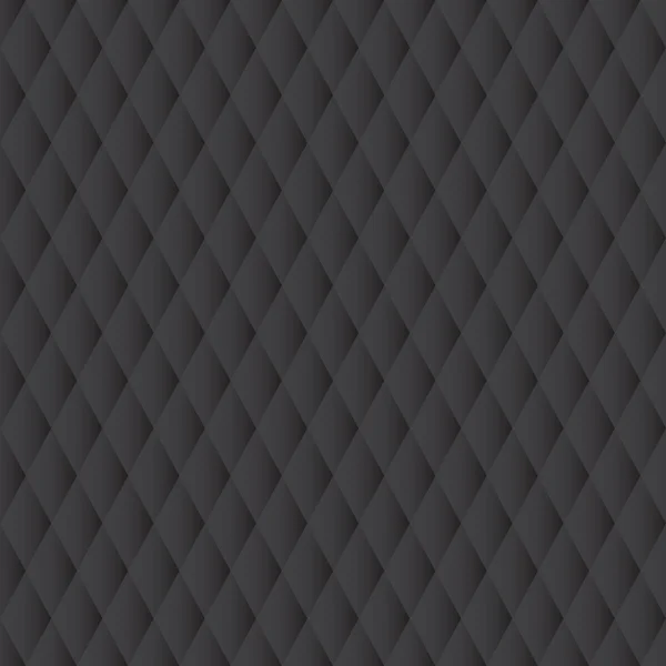 黒の幾何学的な背景、シームレスなパターン、ベクトル イラスト — ストックベクタ