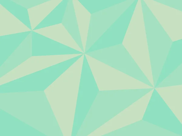 Fondo geométrico retro, diseño de triángulo, color verde menta, ilustración vectorial — Vector de stock