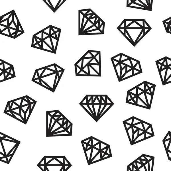 ダイヤモンド、シームレスなパターン、黒と白 ストックイラスト