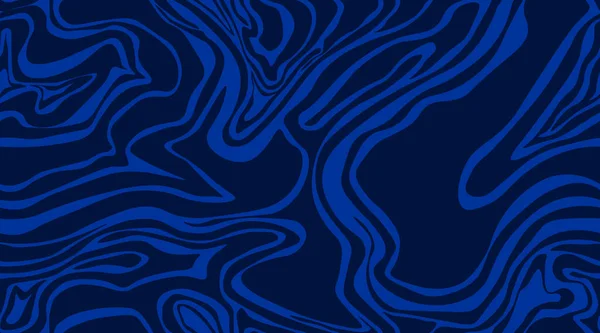 Blauwe Vloeibare Marmeren Achtergrond Naadloos Patroon Vectorillustratie Vectorbeelden