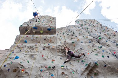 Climbing Wall clipart