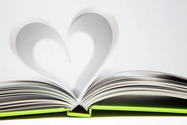 Corazón del libro — Foto de Stock