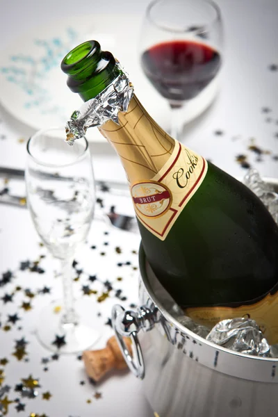 Champagneflaska — Stockfoto