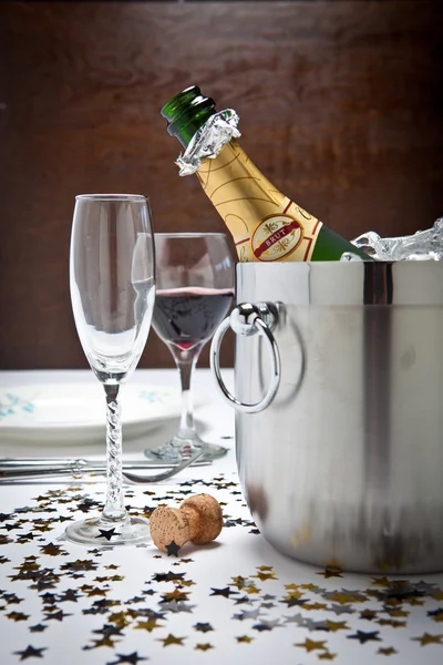 Champagneflaska — Stockfoto