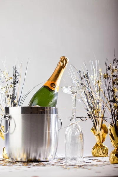 Balde de champanhe — Fotografia de Stock