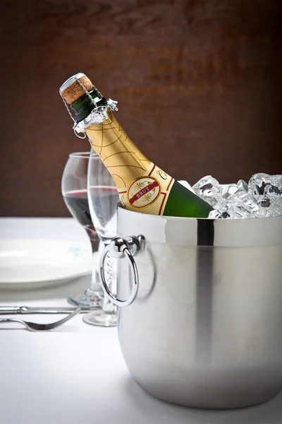 Champagneflaska — Stockfoto