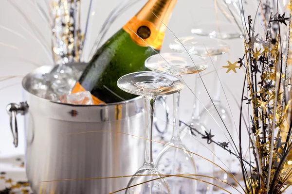 Champagne hink — Stockfoto