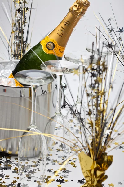 Champagne hink — Stockfoto