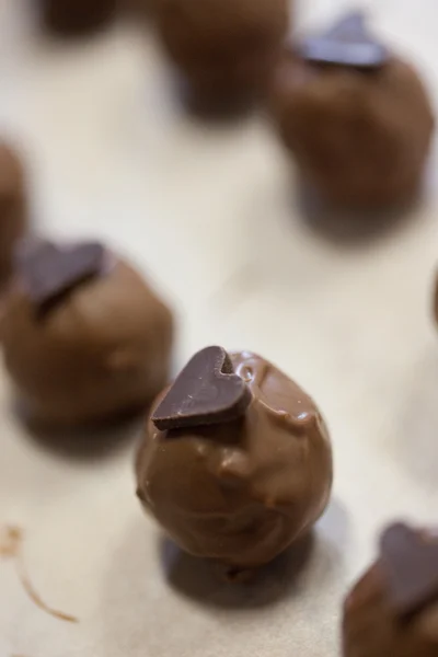 Chocolade maken — Stockfoto