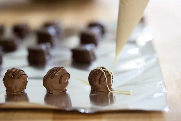 Produzione di cioccolato — Foto Stock