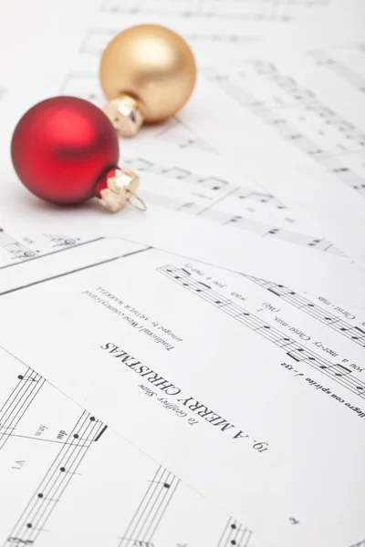 Christmas Sheet Music — Stock Photo, Image