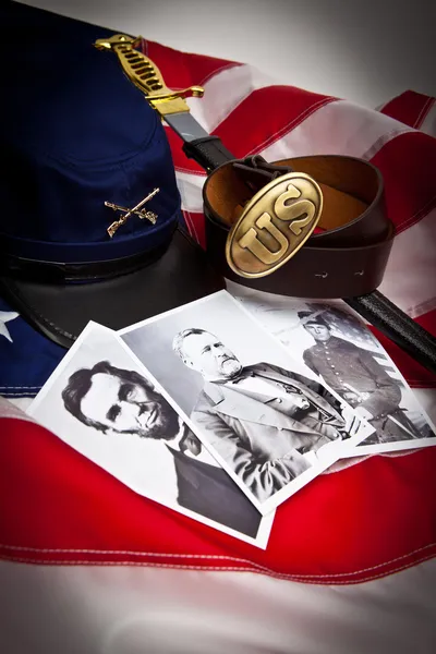 Civil War Items Union — Stock Photo, Image