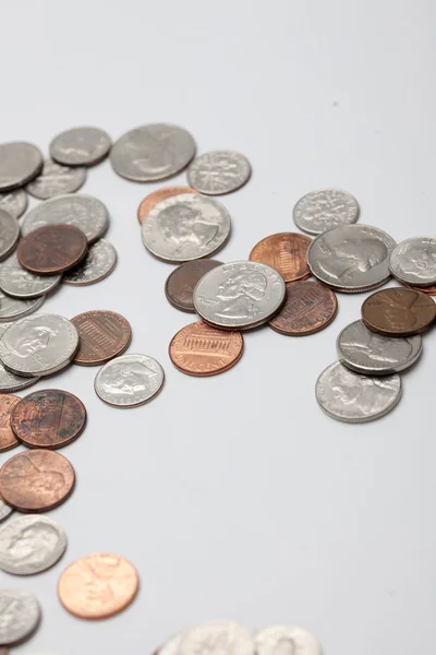 US Coins — Stock Photo, Image