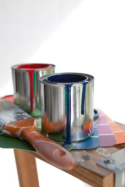 Paint Cans — Stock Photo, Image