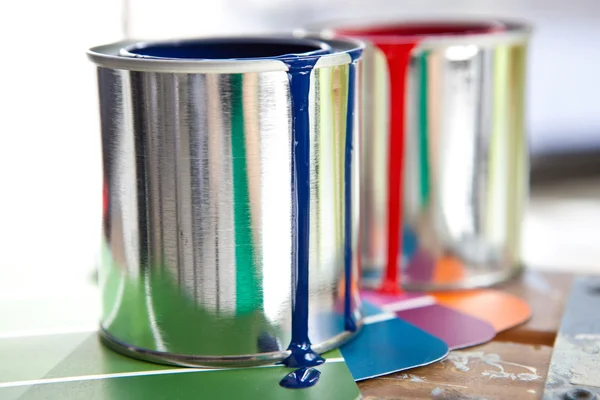 Latas de tinta — Fotografia de Stock