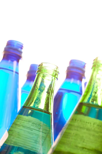 Botellas de colores — Foto de Stock