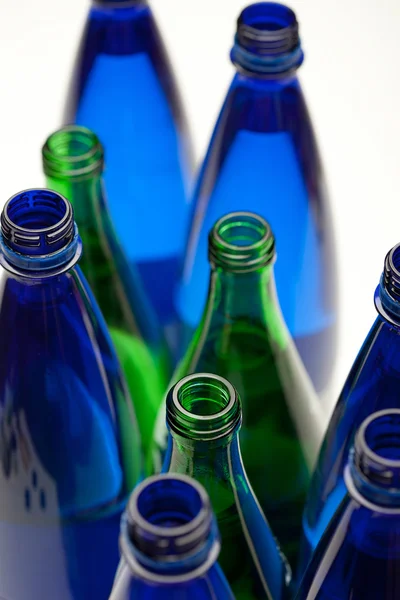 Bottiglie colorate — Foto Stock