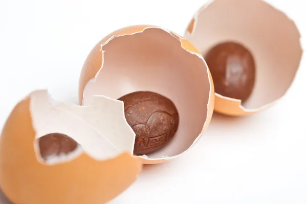 Pęknięte skorupki jaj — Zdjęcie stockowe