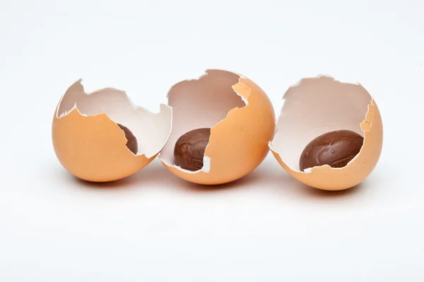 Cracked Egg Shells — Stock Photo, Image