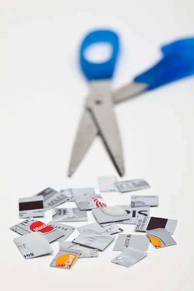 Kredi kartı parçaları — Stok fotoğraf