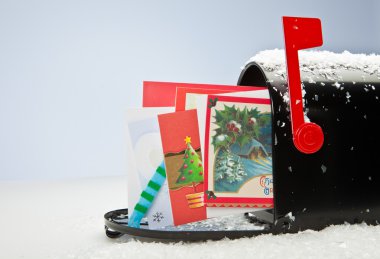Snowy Mailbox clipart