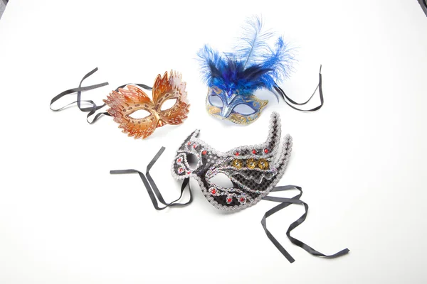 Mardi Gras面具 — 图库照片