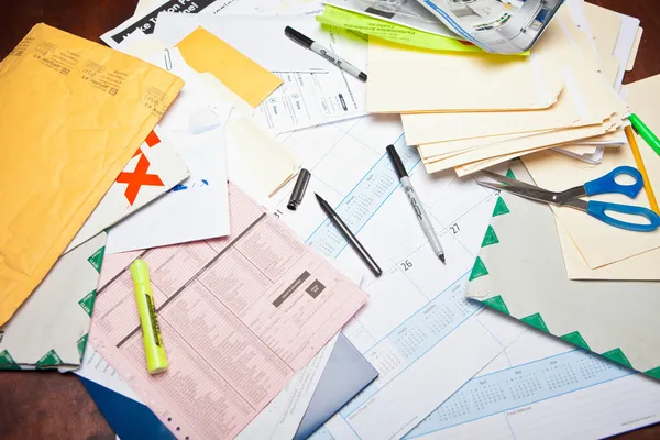 Messy Desk — Stock Photo, Image