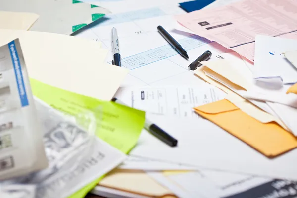 Messy Desk — Stock Photo, Image