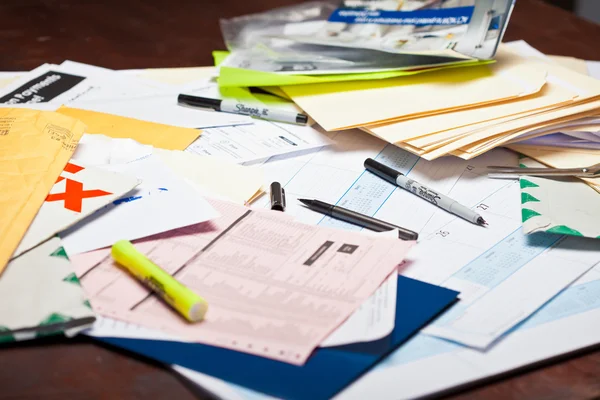 Messy Desk — Stock Photo, Image