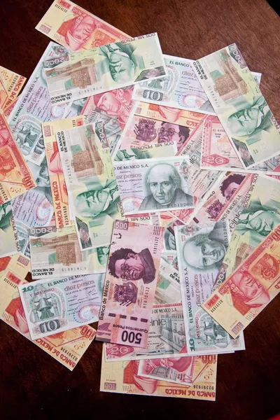 Mexické pesos — Stock fotografie