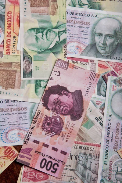 Mexické pesos — Stock fotografie