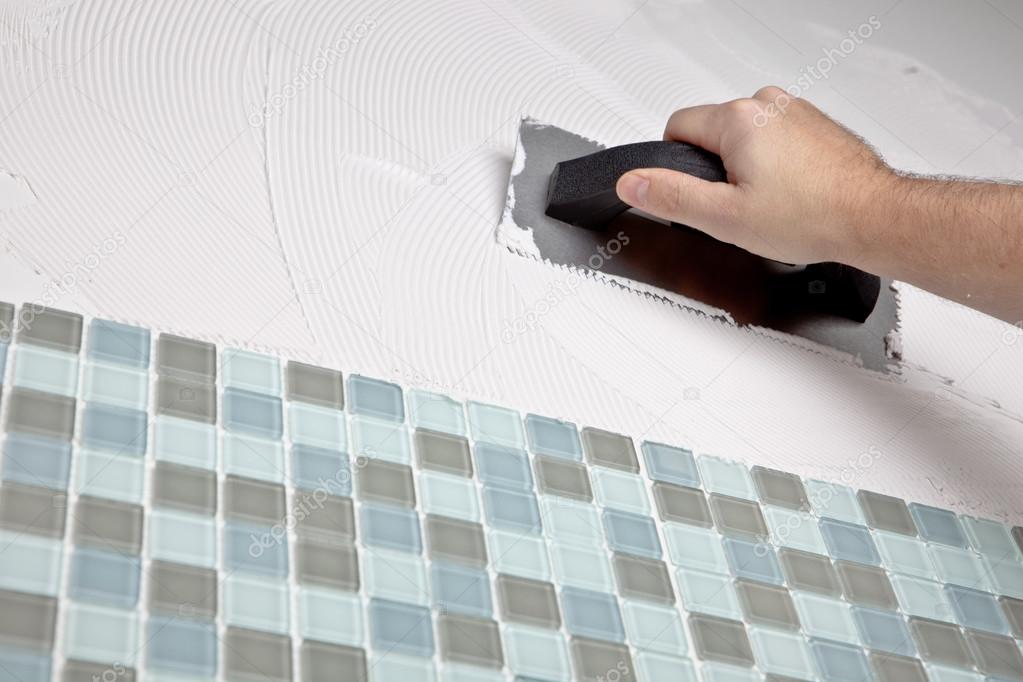 Man Tiling