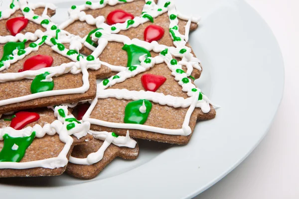 Biscotti della casa di pan di zenzero — Foto Stock