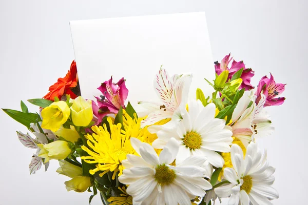 Flowers on Car — Stock Photo, Image